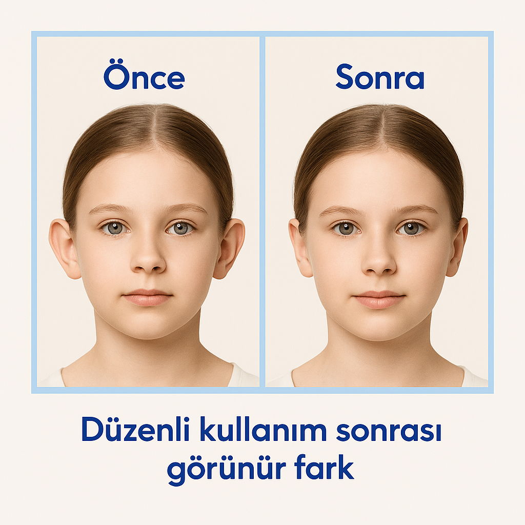 EARLEPS™ Kulak Bandı (20 Adet 3-4 Ay Kullanım İçin Uygun)